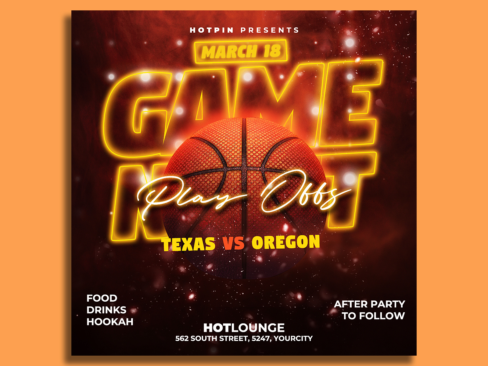 Basketball Flyer Template by Hotpin on Dribbble