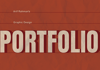 Arif Rahman's Graphic Design Portfolio branding graphic design logo