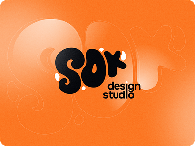 Logo for Sok Design Studio branding custom logo design agency design studio graphic design illustration lettering logo logo concept logo lockup logotype pomerange visual identity