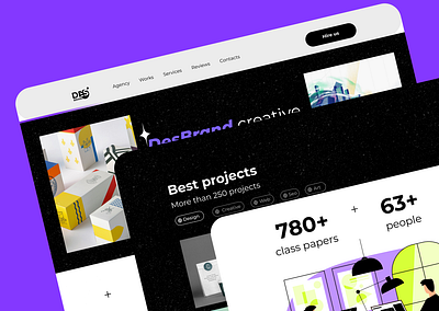 "DesBrand" Creative Design Agency | UI/UX design branding graphic design logo ui