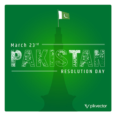 Happy (Yaum-e-Pakistan) Pakistan Resolution Day!😇 branding design designing graphic design ideas illustration pakistan pakistan day pakistan resolustion day ui vector