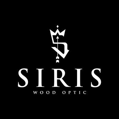 Siris Woodoptic logo logo minimal