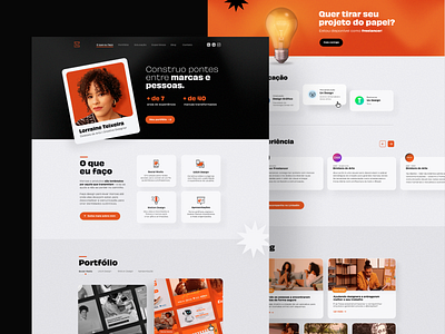 Website Design | Designer Portfolio cv design designer designer portfolio figma illustration interface landing page personal portfolio ui website