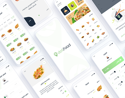 Dot Food Restaurant App app ui design
