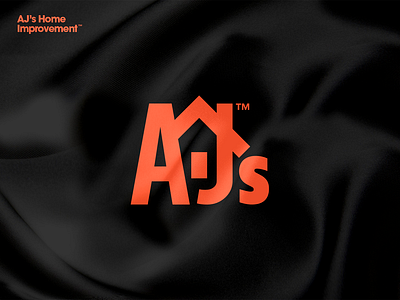 Aj's Home Improvement Logo Design american brand branding builder building carpentry construction design freelance graphic design harrisburg home house illustration logo pennsylvania real estate remodel typography vector