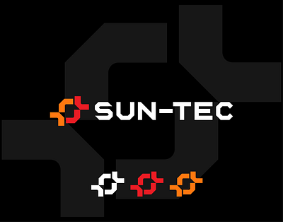 logo Sun-tec branding logo minimal