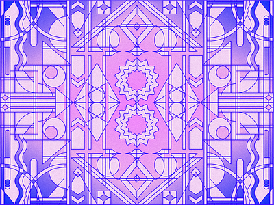 More unrepeatable patterns abstract blue design geometric geometry illustration illustrator mirrored pastel pastels pattern pink psychedelic purple shapes vector