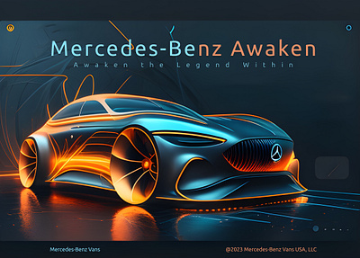 Luxurious Mercedes Benz Design branding design graphic design illustration ui ux