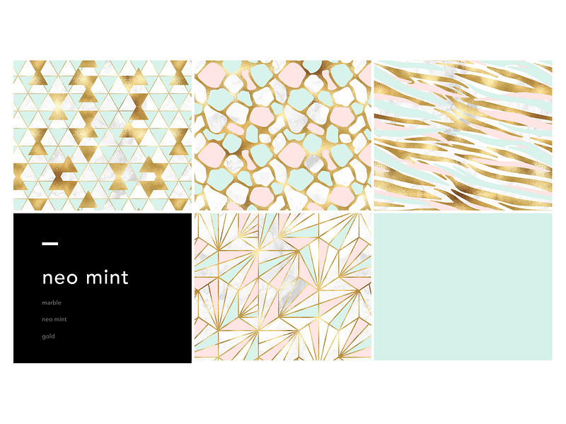 Neo Mint branding design graphic design illustration print