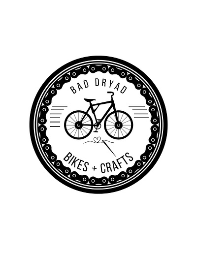 Bicycle club patch or sticker cycling patch club bike chain