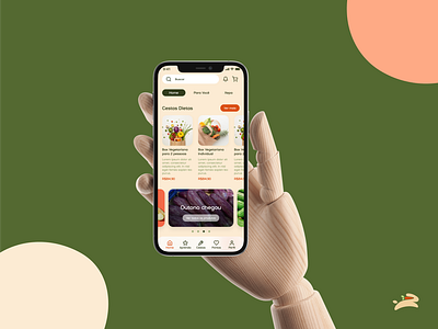 Recolheita - Healthy Food App app design ui ux