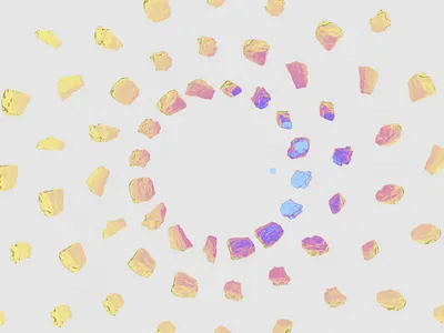 Rock Garden aftereffects c4d design motion graphics octane