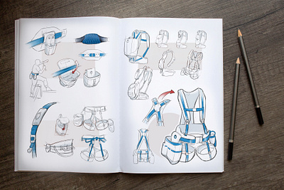 Xero Toolbag Concept industrial design sketches susannahalene