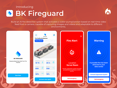 BK Fireguard ai computervision engineering firedetection firesafety firesuppression innovation machinelearning programming technology ui