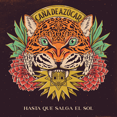 Hasta que salga el sol album cover illustration mexico sun