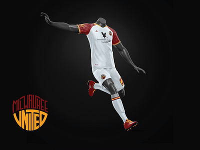 Milwaukee United Fütball Club Primary Kit graphic design sports brand identity sports branding sports design