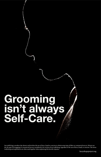 Grooming Isn't Always Self Care design design with purpose designing for non-profits graphic design image and text layout poster design typography