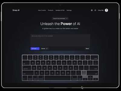 Snap AI - Chat app base on Chat GPT ai chat chat ai chatbox code coding design generate gpt landing page mid jouney open ai photo ui web web design