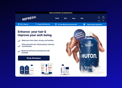 Refresh E-commerce Website & Mobile App UI Design design ecommerce graphic design ui