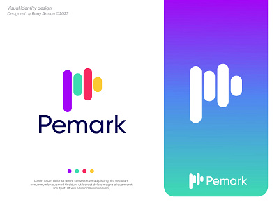 Pemark logo a b c d e f g h i j k l m n o p b c f h i j k m p q r u v w y z beand mark brand brand identity brand mark branding business logo gradient logo logo logo design logo designer mark modern logo popular logo professional logo symbol visual identity visual identity designer