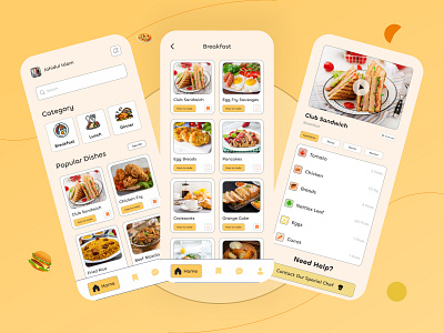 Food Recipe App UI Design best ui food app food app design food ui design food ux food website recipe app recipe ux recipe website design ui ux web design