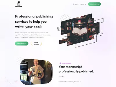 GHOSTLY | Publishing Services Landing page animation agency analytic animation b2b enterprise home page home pages animation interface landing pages animation marketing motion motion graphic motion graphics promo saas ui ui animation ux video website