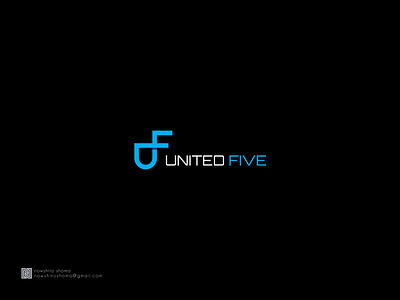 UNITED FIVE company graphic design logo logo design minimal modern logo