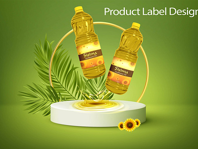 Labeling Design adobe illustrator advertising bottle brand identity branding food graphic design labeling design liquide logo oil oil jar oil packaging packaging products