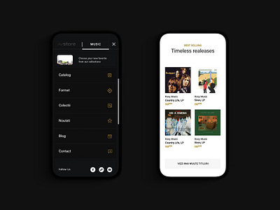 AV Store Music e commerce music user experience user interface design