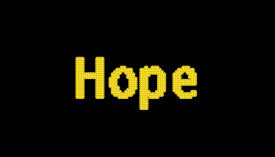 Hope, Kinetic typography animation branding graphic design motion graphics