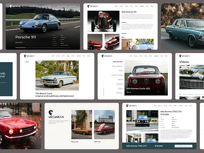 Vintage Car Website: Combining Classic Beauty with Modern UX automotive cardesign carenthusiasts carphotography carwebsite classiccars elegantdesign minimalisticdesign retrodesign sleekdesign uidesign userexperience uxdesign vintagecars vintagedesign webdesign