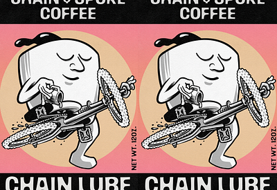 Chain Lube branding graphic design logo