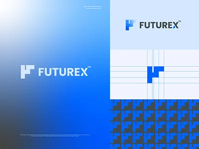 F LETTER FUTUREX LOGO (TECH , GRADIENT LOGO) abstract logo app icon awesome logo blue logo branding branding identity cool logo f letter logo flat logo freedom gradient logo futuristic logo gradient logo grid logo initial letter logo logo logo design negative space logo new logo tech logo visual identity