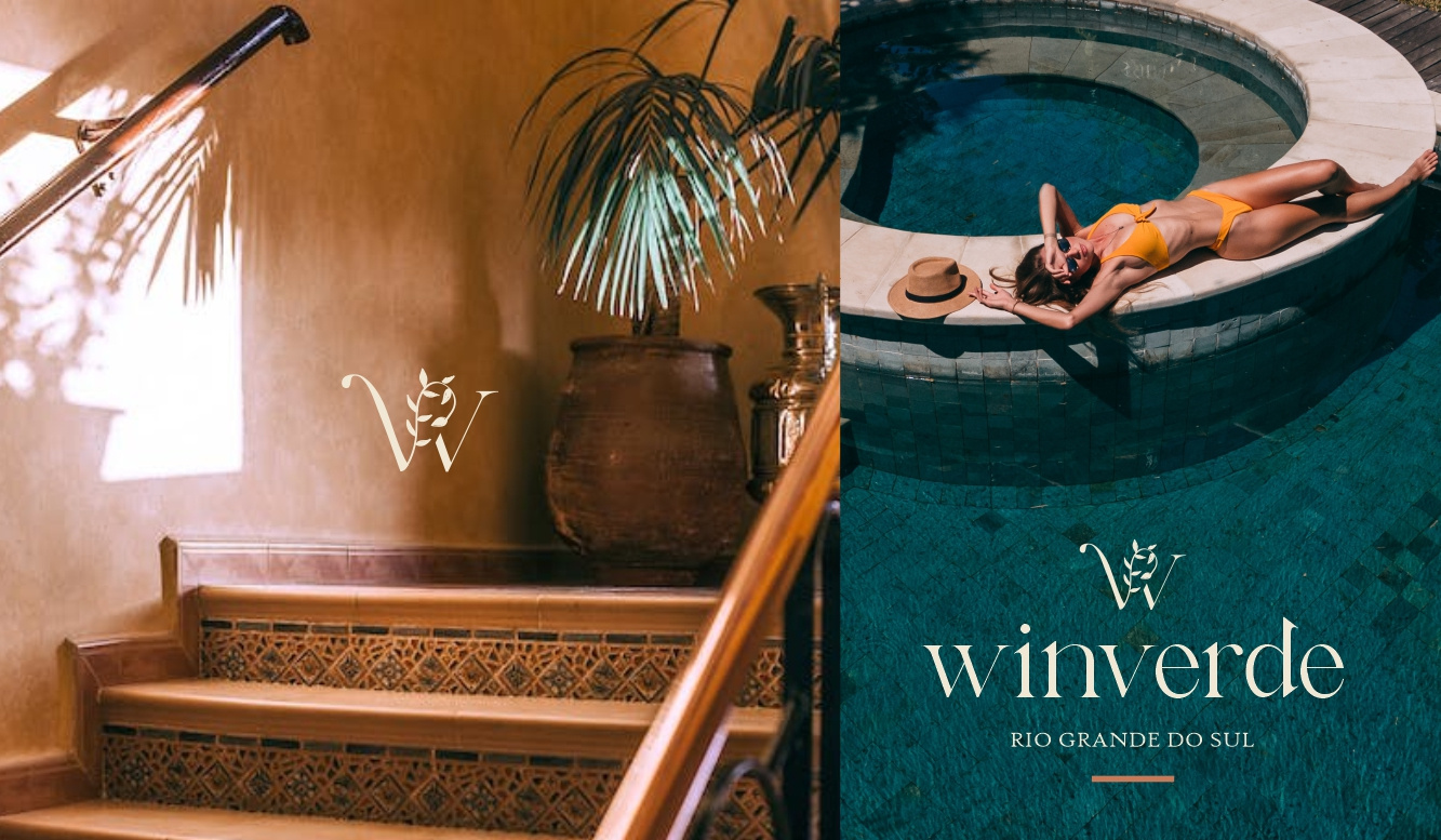 Winverde Boutique Hotel, Rio Grande Do Sol art direction brand specialist branding graphic design logo