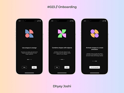 Day 023 - Onboarding 023 branding community dailyui design figma illustration logo mobile onboard screens ui ux website