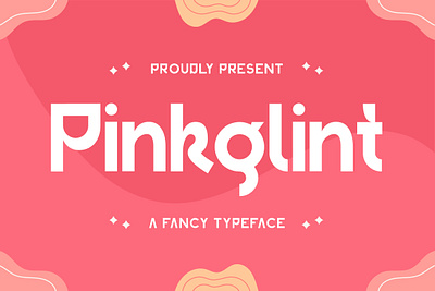 Pinkglint - A Fancy Typeface apparel branding design display font illustration logo modern poster quotes ui