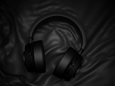 Headphone Animation made in blender. 3d 3d ad animation blender dark design graphic design motion graphics product advertisement product design
