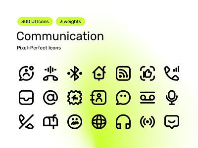 Communication — Pixel-Perfect Icons 24px icons call chats icons icons pack icons set mark network phone post send ui icons user experience user interface ux icons