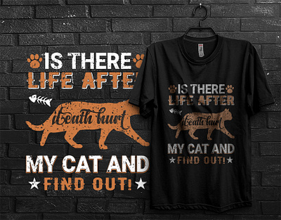 Cat T-Shirt Design custom t shirt design design gaming t shirt design graphic design shirt typography typography t shirt design