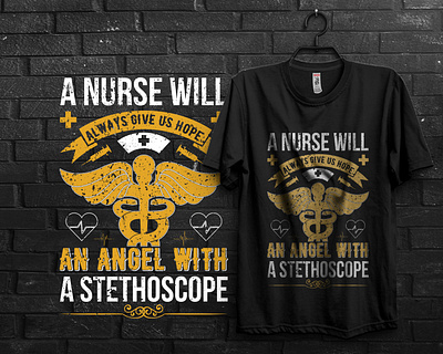 Nurse T-Shirt Design custom t shirt design design gaming t shirt design graphic design nurse shirt typography typography t shirt design