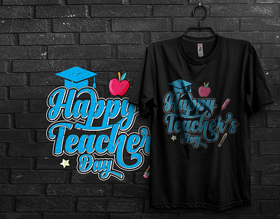 Teacher's Day T-Shirt Design custom t shirt design design gaming t shirt design graphic design illustration shirt typography typography t shirt design