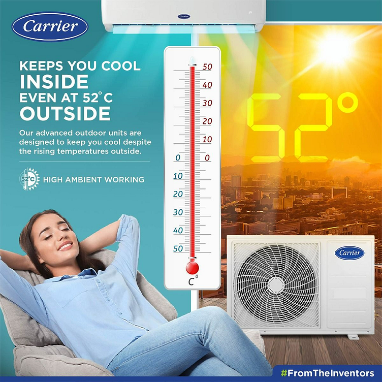 Carrier Air Conditioner by Carrier Midea India Private Limited on Dribbble