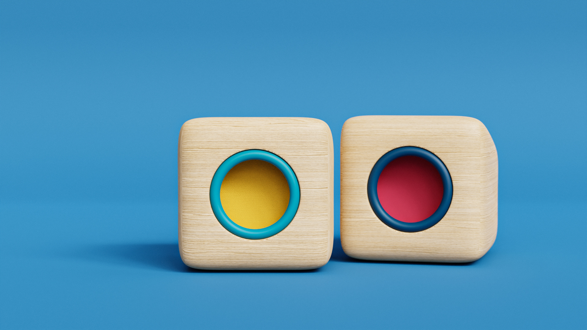 Mini Speakers 3d audio blender3d cgi concept design device geometry music shape soud speaker style system visualization