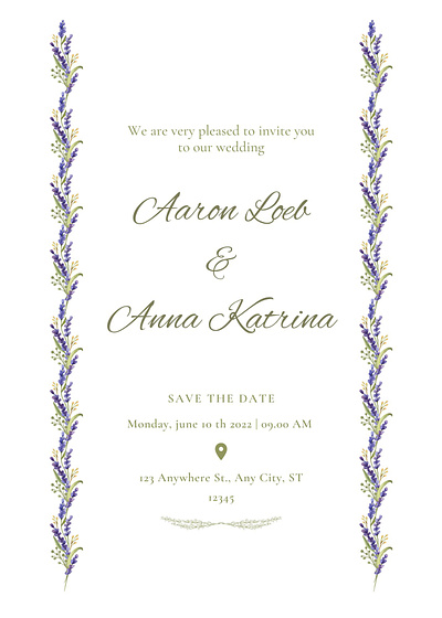Wedding Invitation branding graphic design invitation logo wedding invitation
