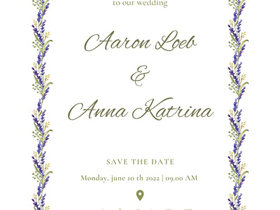 Wedding Invitation branding graphic design invitation logo wedding invitation