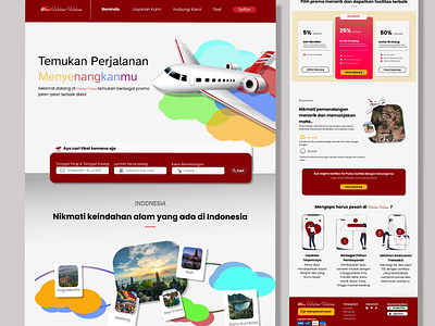 Halan-Halan, Vacation booking Landing page design graphic design ui