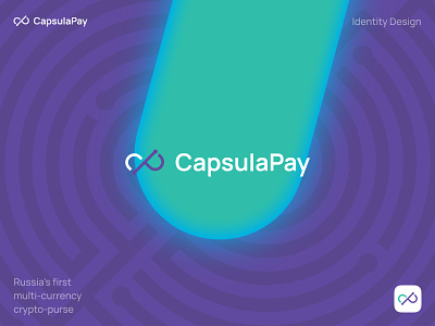 CapsulaPay app icon brand branding capsula cp mark cp monogram crypto crypto purse currency icon identity logo logo design logotype monogram pay purse