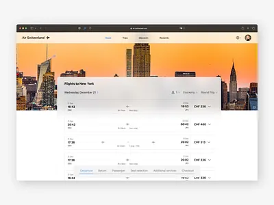 Flight Booking Website airline application booking clean concept daily ui dailyui departure design interface minimal reservation site ui ui design uidesign user interface web webdesign website