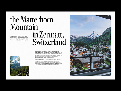 Matterhorn 2023 trends branding design editorial grid illustration layout logo print print design switzerland trip typo typography ui ui elements uidesign ux web web design