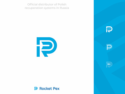 Rocket Pex brand branding identity logo logo design logotype negative space negative space logo pex pocket pr logo r logo r mark rp mark